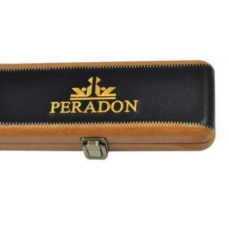 Peradon BLK BR Leatherette 3QTR Case